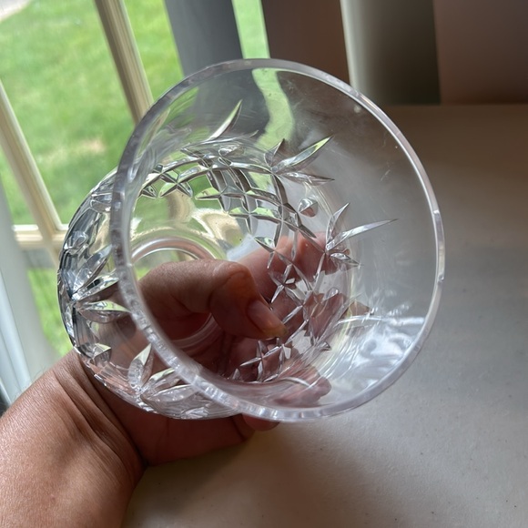 Clear Lead Crystal Cut Glass Sconce Light Lamp Shade Beautiful Heavy Piece! - Picture 7 of 8